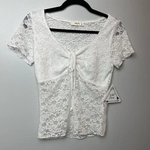 Wild Love Y2K Coquette Babydoll Top Women Medium Festival Spring Break Vacation - Picture 1 of 5