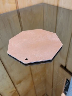 1/8” Thick Pure Copper Heat Diffuser 6” Octagon Stove Topper Defrost Plate - Image 1 of 4