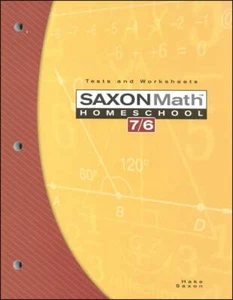 Saxon Math 7/6 Tests & Worksheets 4th Edition NEW - Imagen 1 de 1