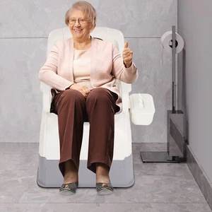 Bedside Commode Chair Portable Toilet Suit For Elderly Pregnant Women Disabled - Picture 1 of 20