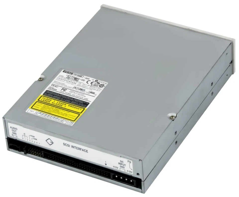 Drive TEAC CD-R55S 4x12x SCSI 5.25 " Cd-R Drive - Image 1 of 2