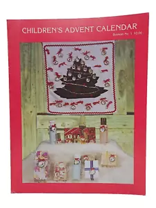 Children's Advent Calendar Booklet No.1 Cross Stitch Patterns Rosanne DuBois - Picture 1 of 3