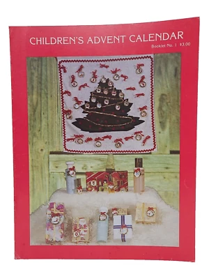 Children's Advent Calendar Booklet No.1 Cross Stitch Patterns Rosanne DuBois - Image 1 of 3