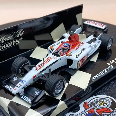 MINICHAMPS 1/43 B.A.R Honda 005 Takuma Sato Japanese GP 2003 LUCKY STRIKE - Image 1 of 4