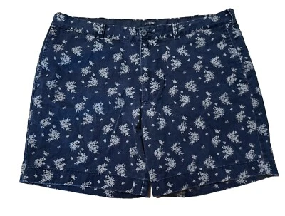 J. Мужские шорты-бермуды CREW Reade с цветочным узором и 38 синими карманами - Изображение 1 из 4