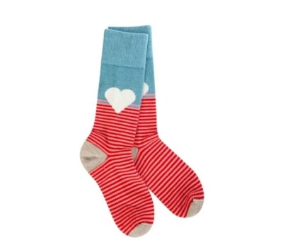 Worlds Softest - Colección Lana Luxe (Fresa Multi-Corazón). 1-Par Calcetines Crew Foto 1 de 3