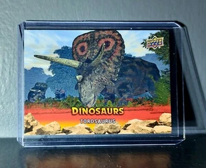 2015 Upper Deck Dinosaurs Torosaurus Extinction Red Parallel #77 Card - Picture 1 of 2