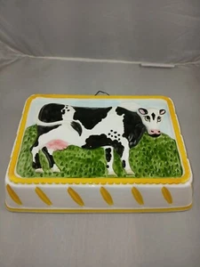 Vintage Ceramic Gelatin Mold -- Andrea West Sigma -- Cow Design (2029) - Picture 1 of 9