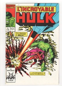L'incroyable Hulk #178 Marvel Éditions Héritage 1986 VF francese (Hulk 318) - Foto 1 di 2