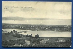 View at Eastern Wide Waters Rochester New York ny 1908 postcard - Picture 1 of 2