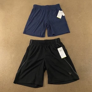Lot of 2 Old Navy Boys Size Small Blue Black Athletic Breathe ON Shorts NWT - Picture 1 of 8