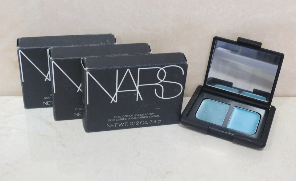 SOMBRA DE OJOS NARS DUO CREMA - BURN IT BLUE 2907 - LOTE DE 3 EN CAJA 0,12 OZ  Foto 1 de 2