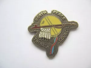 NORTH PEACE TRIBAL COUNCIL LAPEL PIN - ALBERTA - CANADA FIRST NATIONS - Picture 1 of 1