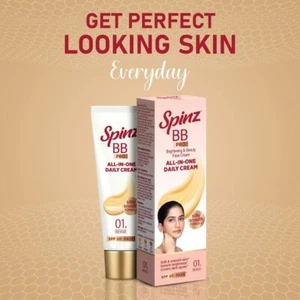 1 PACK SPINZ BB BRIGHTENING & BEAUTY FAIRNESS CREAM - Picture 1 of 4