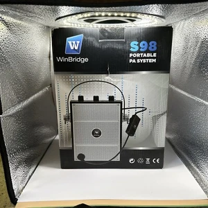 WinBridge S98 Wireless Voice Amplifier Portable Bluetooth 5.3 PA System - Picture 1 of 7
