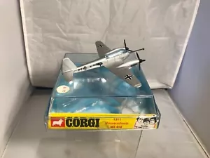 VINTAGE CORGI 1311 MESSERSCHMITT ME410 TANK BUSTER BOXED ( 1972 HONG KONG ) - Picture 1 of 12