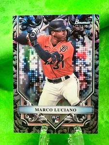 Marco Luciano /100 RC - Sterling Silver - 2024 Bowman Sterling #BSR-12 SF Giants - Picture 1 of 11