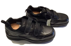 NIB Apex Ambulator Black Shoes Double Strap G8010M Therapeutic Mens Sz 10.5W 083 - Picture 1 of 10