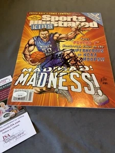 TYLER HANSBROUGH SIGNED SPORTS ILLUSTRATED NO LABEL NL UNC TAR HEELS JSA COA - Picture 1 of 2