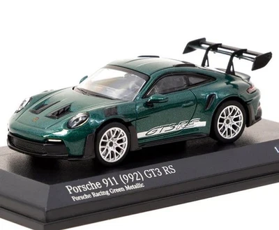 PORSCHE 911 (992) GT3 RS  - green metallic - Minichamps 1:64 - Immagine 1 di 4