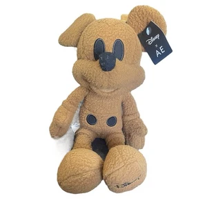 Disney X AE Mickey Mouse Peluche Marrón 14 Pulgadas Edición Especial American Eagle - Imagen 1 de 4