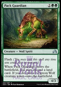 Pack Guardian 2x FOIL SOI MTG Shadows Over Innistrad Uncommon MINT green - Picture 1 of 1