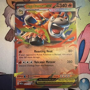 Mega Camerupt ex 022/132 Pokemon TCG Mega Evolution Double Rare Holo NM - Picture 1 of 1
