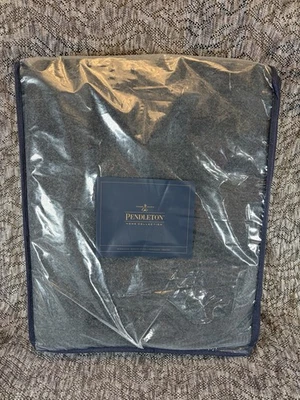 Pendleton Washable Eco-Wise Wool Blanket Queen Charcoal - Image 1 of 4