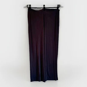 Marina Rinaldi Womens Pants Size L Black Ubicato Knitted Slinky Quiet Luxury - Picture 1 of 9