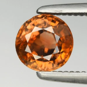 💎 Zircone Champagne Naturale Tondo 0,81ct 5mm - Non Riscaldato, Pietra Preziosa Tanzania - Foto 1 di 4
