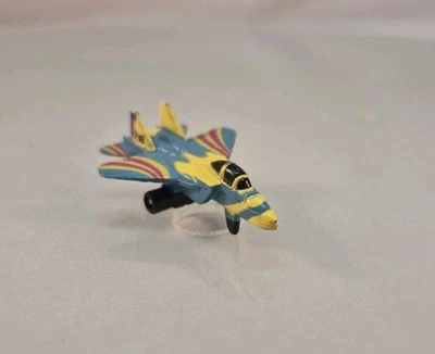 Micro Machines Vintage F-15 Eagle Mini Teal/Yellow - Galoob - Image 1 of 3