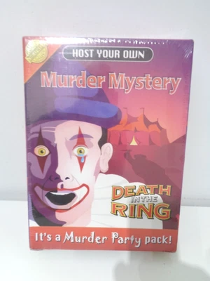 Vintage Host your own Murder Mystery Death in the Ring Game - New Sealed - Image 1 of 4