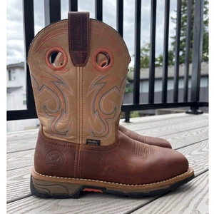 Irish Setter Damen wasserdicht Leder Western Arbeitsstiefel runde Spitze zum Überziehen 8B - Bild 1 von 11