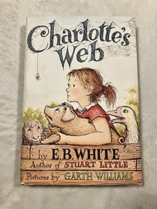 1952 Charlotte’s Web Book By E B White Children’s Classic Chapter Book - Picture 1 of 6