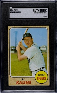 SGC 1968 Topps Al Kaline #240 SGC Authentic - Bild 1 von 2