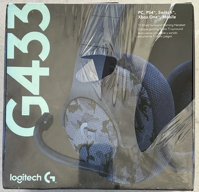 Logitech G433 7.1 Wired Gaming Headset - DTS Headphone:X / Pro-G Drivers - Image 1 of 2