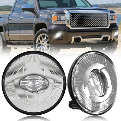 适用于 2014 - 2015 年 GMC Sierra 1500/Sierra 2500/3500 2015 - 2018 LED 雾灯一对 — 第 1/4 张图片