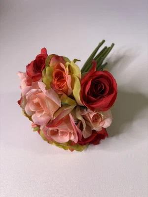 Hallmark Silk Bridal Wedding Easter Spring Bouquet 9"L - Image 1 of 4