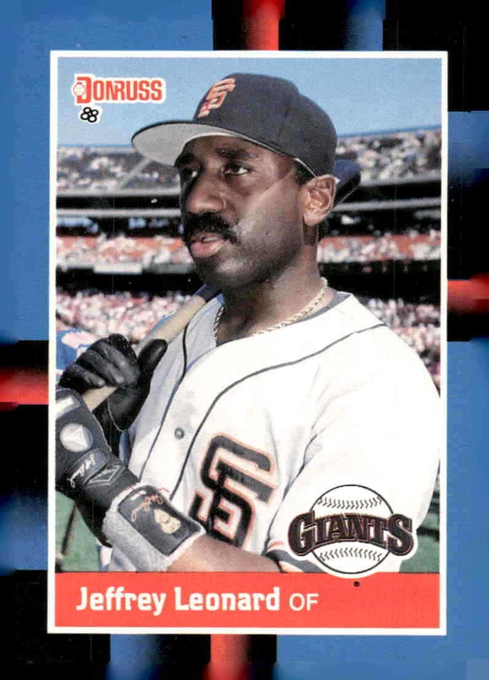 1988 Leaf #118 Jeffrey Leonard - Image 1 of 2