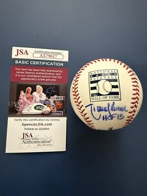 JSA Cert - Randy Johnson Autographed MLB Hall Of Fame Ball With HOF Inscription - Image 1 of 4