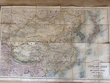 Stanford ‘s Map Of The Empires Of China & Japan 1900