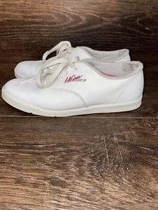 Vintage 1994 LA Gear Workout White Pink Gidget Walker Shoes Womens Sz 7.5 - Picture 1 of 8