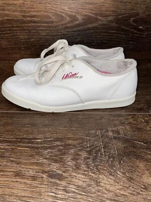 Vintage 1994  LA Gear Workout White Pink Gidget Walker Shoes Womens Sz 7.5 - Image 1 of 4