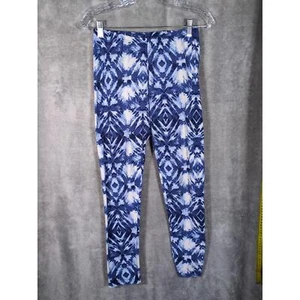 Kristin Nicole Leggings Women's Medium Blue Tie Dye - Picture 1 of 7