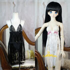 1/3 SD BJD Doll Clothes Sling Nightgown Lace Nightdress Tassel Hem White Black