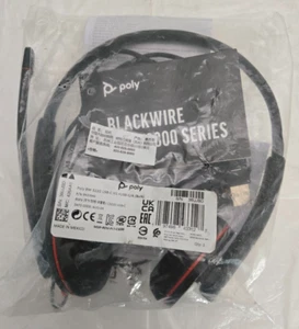 Plantronics Blackwire #C3220 Stereofoniczny zestaw słuchawkowy mikrofonu z redukcją szumów USB-C - Zdjęcie 1 z 2