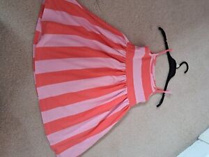 F&F Girls Summer  Dress 6-7yrs Pink 100% Cotton 