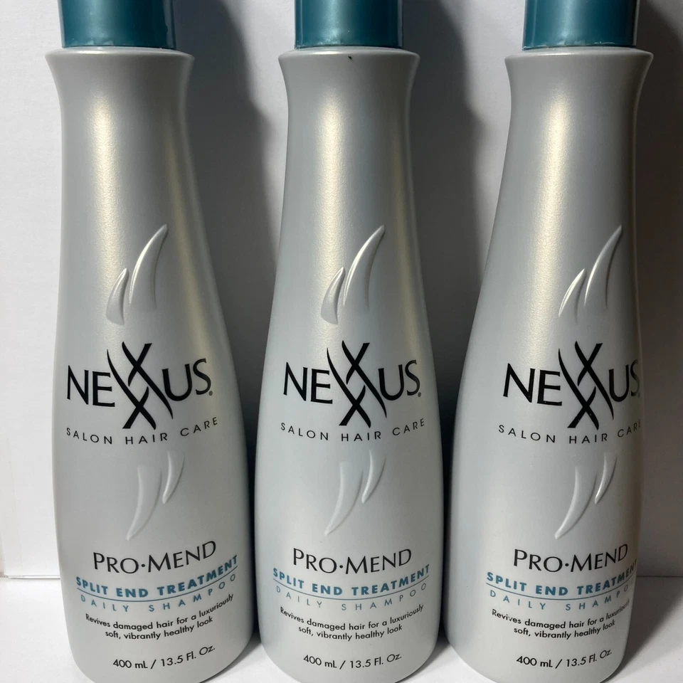 Nexxus ProMend Shampoo for Split Ends Flax Seed Oil 13.5 Oz Bb19
