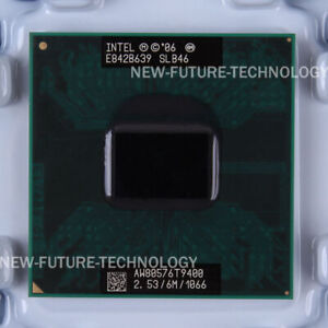 10 PCS Intel Core 2 Duo T9400 2.53GHz/6MB/1066MHz Socket P CPU Free shipping