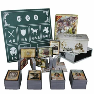 Sanguosha San Guo Sha Toys 三国杀成人休闲儿童益智游戏 含风火林山军争+一将成名合集+8神将+SP武将等 2018珍藏版全塑封 - Picture 1 of 12